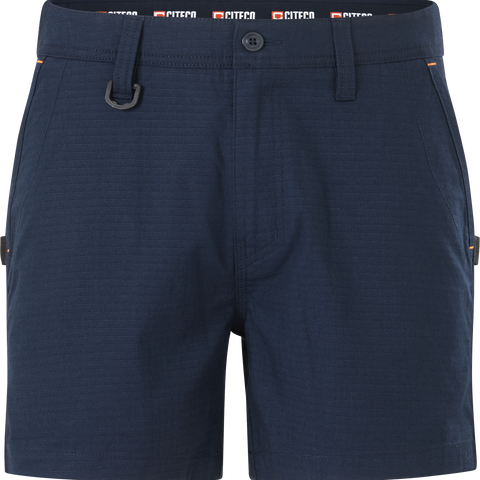 Citeco Navy Ripstop Short Shorts - 235gsm Stretch Ripstop, Size 82R