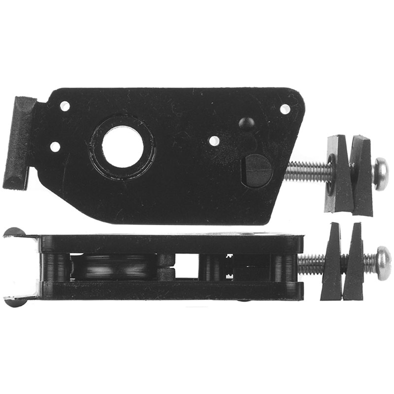 Rolltrak Black Plastic Carriage and Nylon Roller - Patio Door
