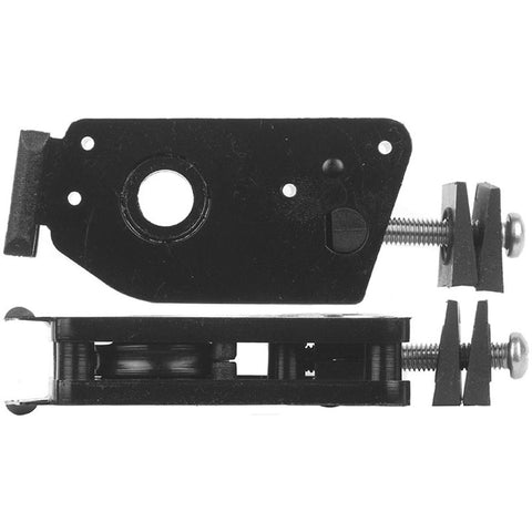 Rolltrak Adjustable Plastic Carriage - Nylon Roller - 15kg Load - Black - SuperSaverAU - view 1