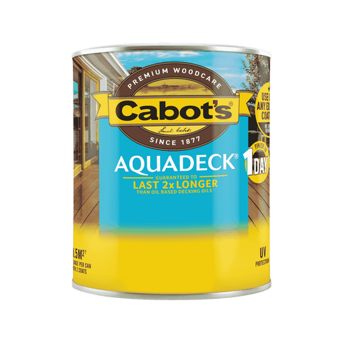 Cabot's 250ml Merbau Aquadeck Water Based Decking Oil Sample Pot