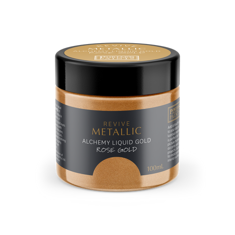 Porter S Paints 100ml Metallic Rose Gold Furniture Paint - Water-Based - Easy Clean - SuperSaverAU - view 1