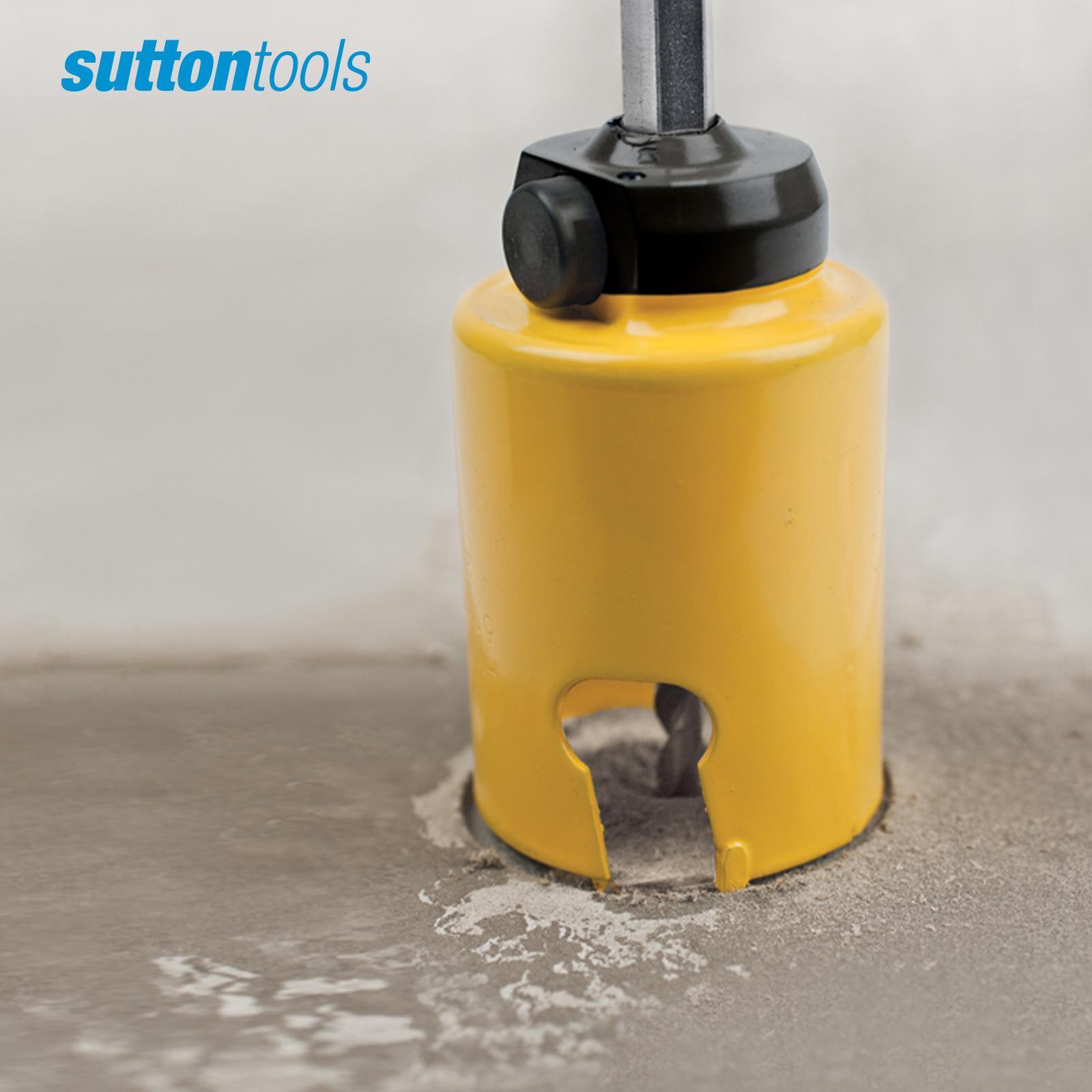 Sutton Tools 127mm TCT Multi-Purpose Seamless Holesaw Timber Tile Brick