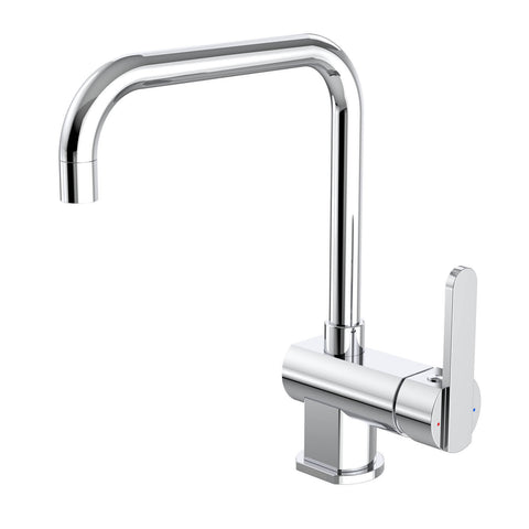 Caroma Saracom Swivel Sink Mixer Tap, Lead Free Brass, Polished Chrome, 4 Star WELS 7.5L/min