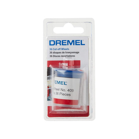Dremel 24mm Cut-Off Wheels 36 Pack (409) - Black Rotary Tool Cutting Discs