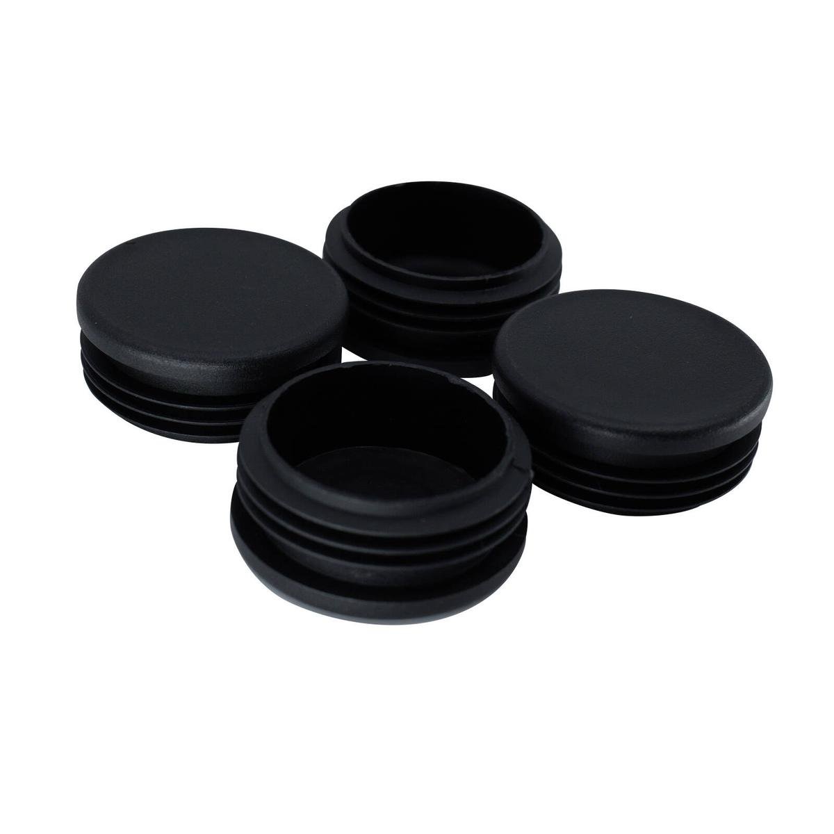 Surface Gard Black Round Chairtip - 50mm - 4 Piece - Floor Protection - SuperSaverAU - view 1