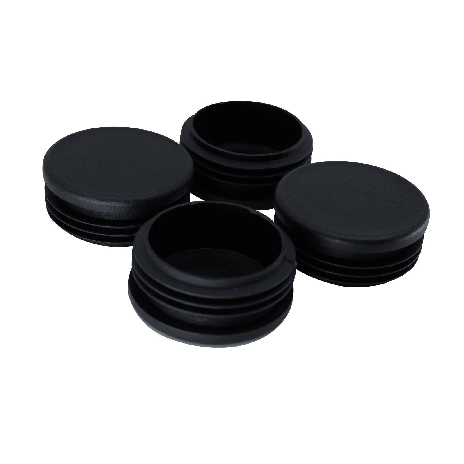 Surface Gard 50mm Black Round Internal Chair Tip - 4 Piece