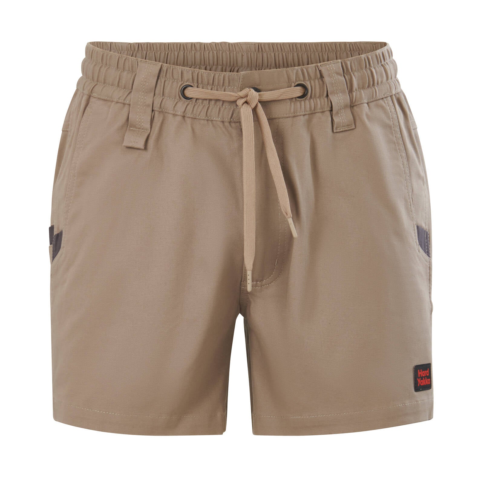 Hard Yakka Desert Tough Utility Short Shorts Cotton Stretch Desert Khaki Size 107R
