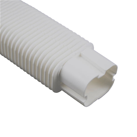 Stahl Air Conditioning Conduit Free Joint, 100mm, Light Beige Polyethylene, Flexible, Indoor/Outdoor