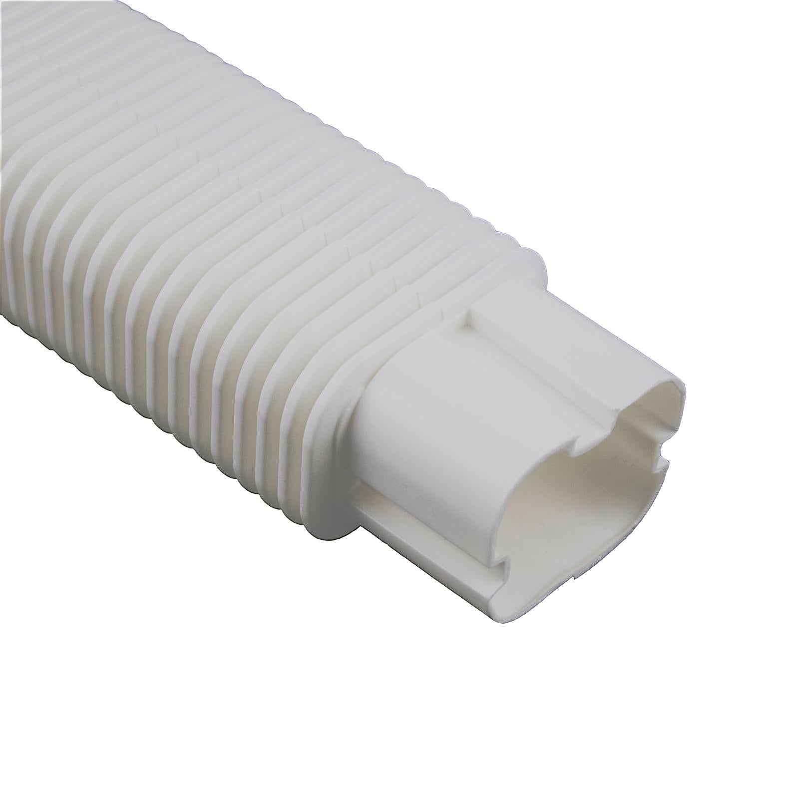 Stahl Air Conditioning Conduit Free Joint, 100mm, Light Beige Polyethylene, Flexible, Indoor/Outdoor