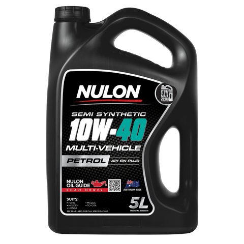 Nulon Semi Synthetic Engine Oil - 10W-40 - 5L - Multi Vehicle - High Performance - SuperSaverAU - view 1