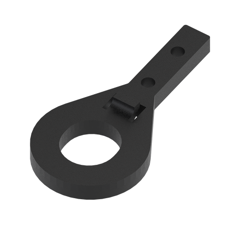 Peak No-Dig Fencing Black Steel Cut Panel Brackets