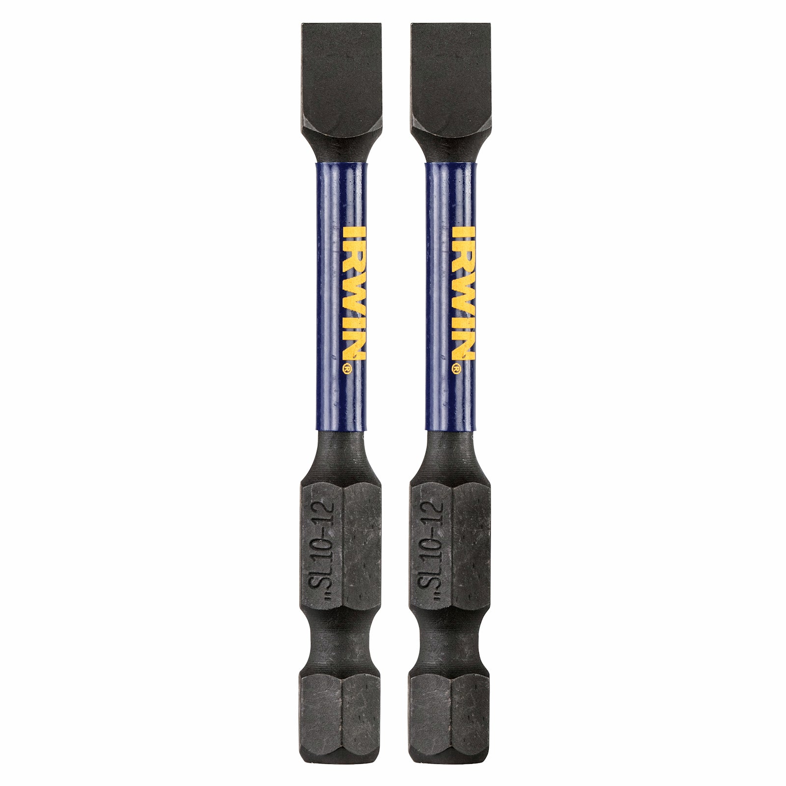 Irwin Impact Pro Performance 57mm SL10-12 Screwdriver Bit 2 Pack