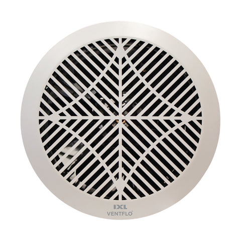 IXL 250mm Eco Ventflo Ceiling Exhaust Fan 240V 32W White 10333