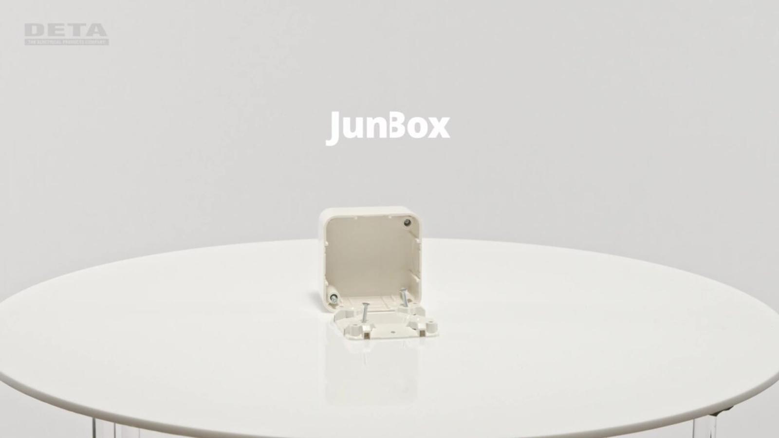 DETA Junction Box With 4 x 40A Insulated Connectors White Polycarbonate 6070B