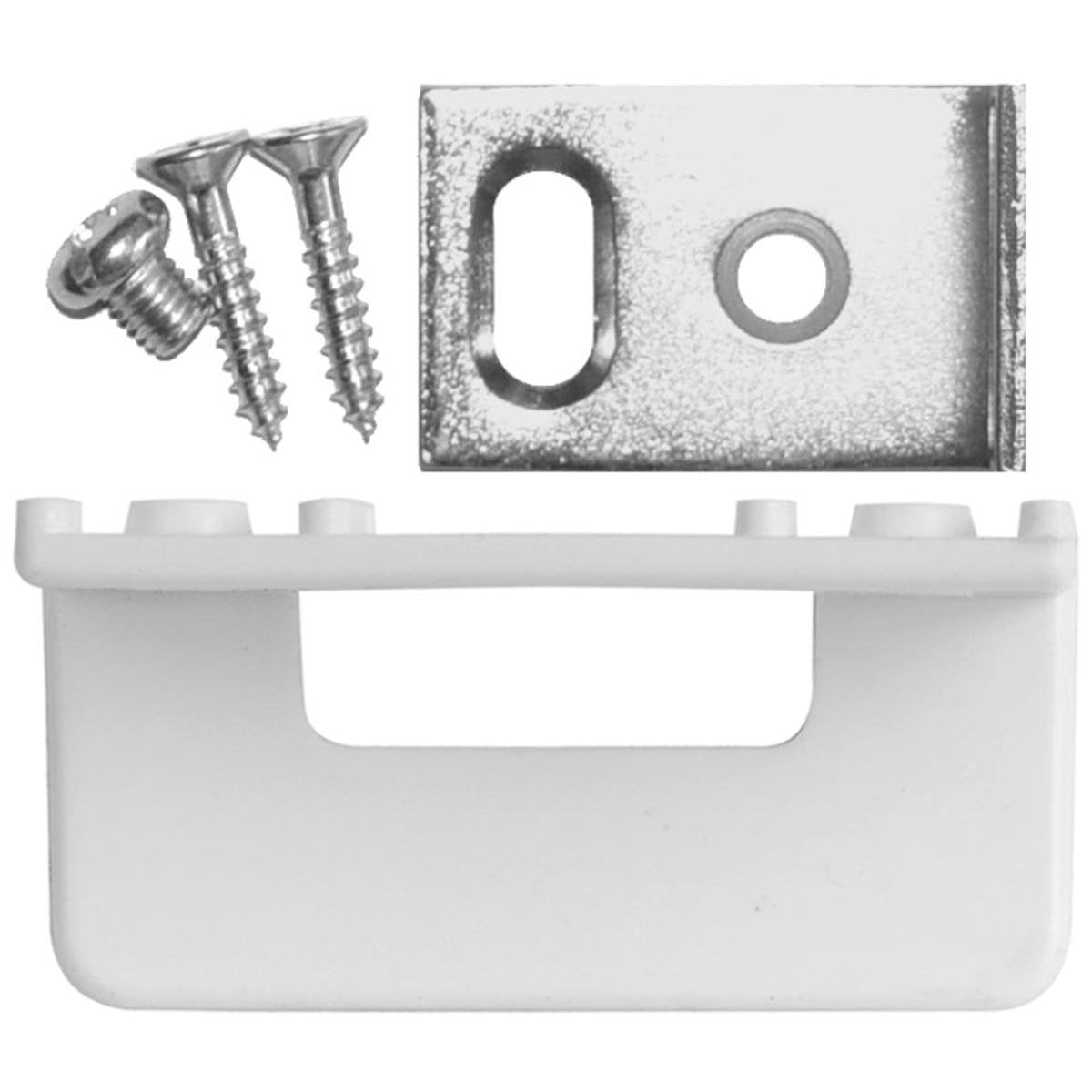 Rolltrak Plastic Door Guide - 63mm Size - Adjustable - Durable Design - SuperSaverAU - view 1