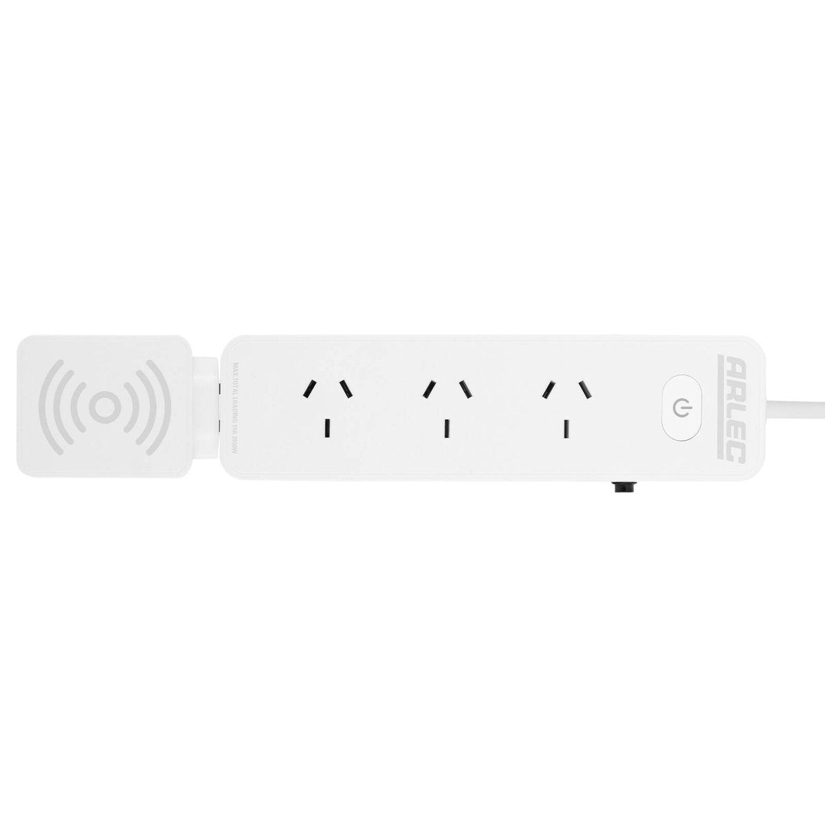 Arlec 4 Outlet Powerboard - Detachable 10W Wireless Charger - 0.9m Cord - SuperSaverAU - view 1