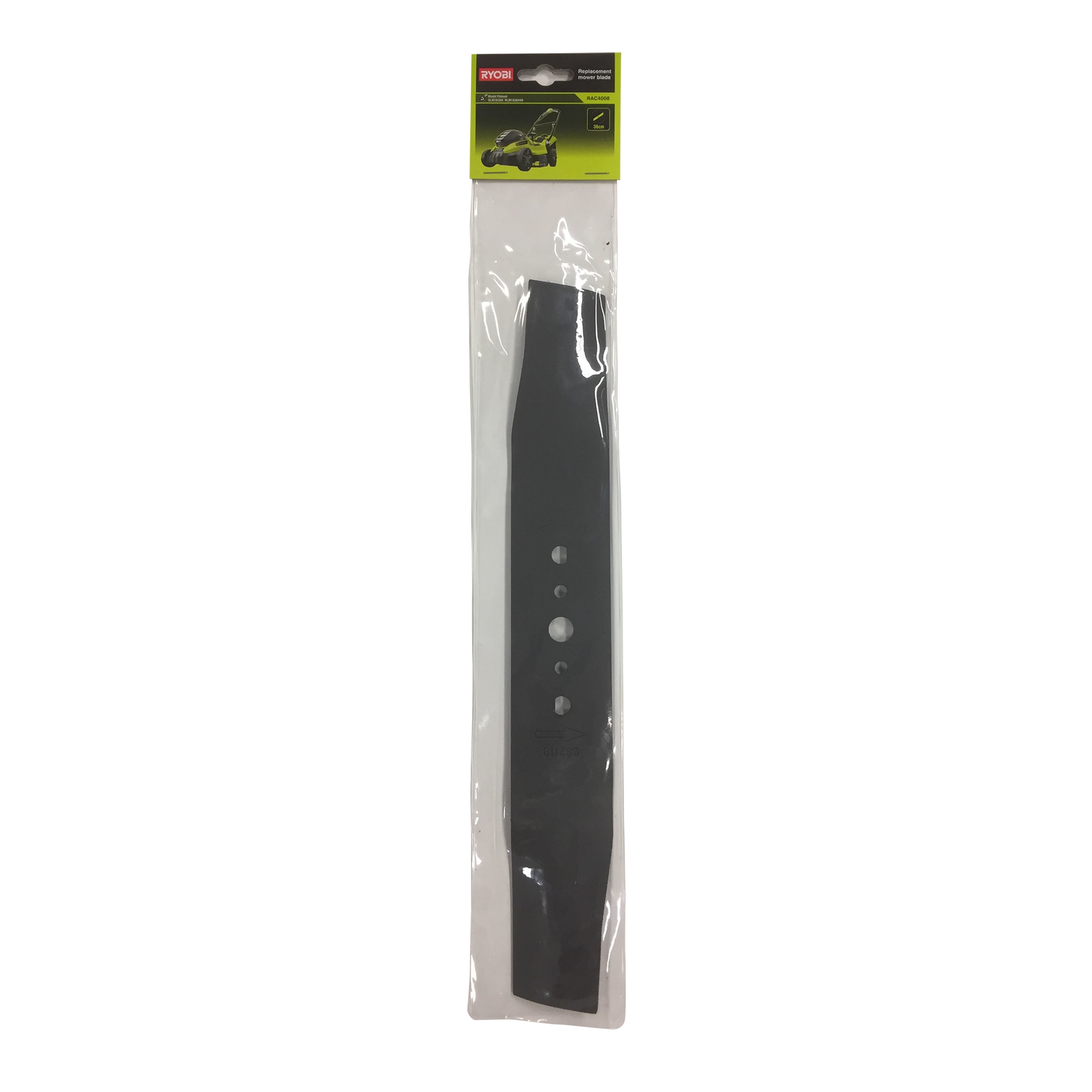 Ryobi 36cm Mower Blade, Steel, Black RAC4008