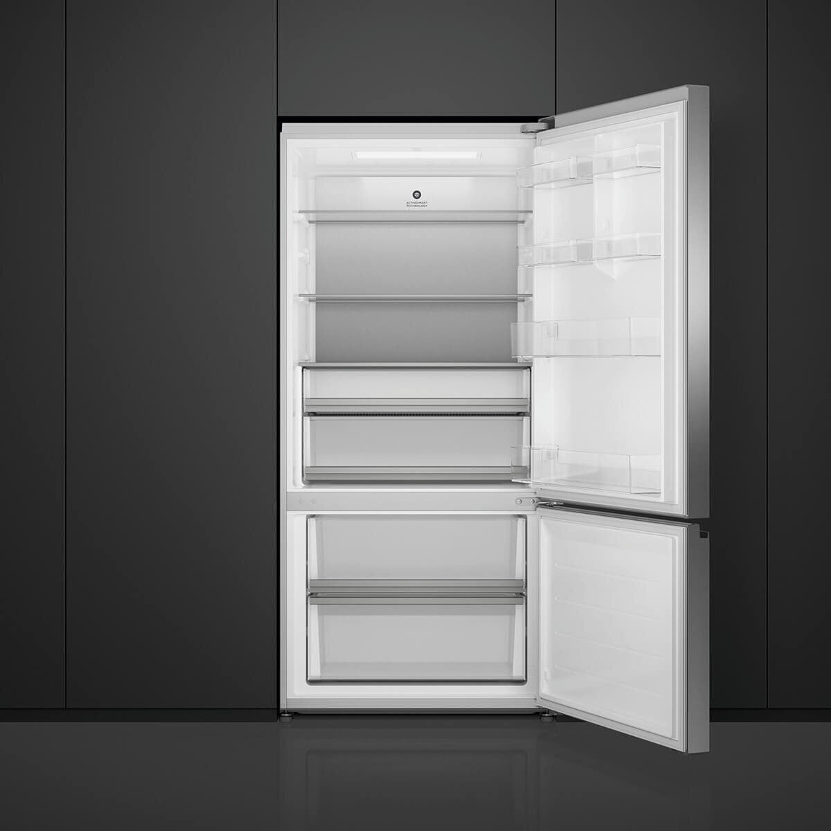 Fisher & Paykel Series 5 515L Bottom Mount Fridge - Stainless Steel, 6 Star, Reversible Door - RF505BRNX1