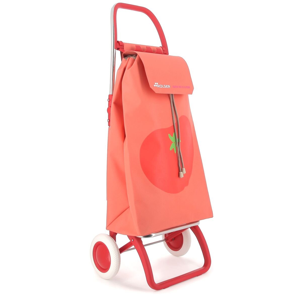 Rolser Serrella LN Agatha Ruiz de la Prada 2/4 wheel foldable trolley - 43L - Tomato Coral - R-SER007-3127