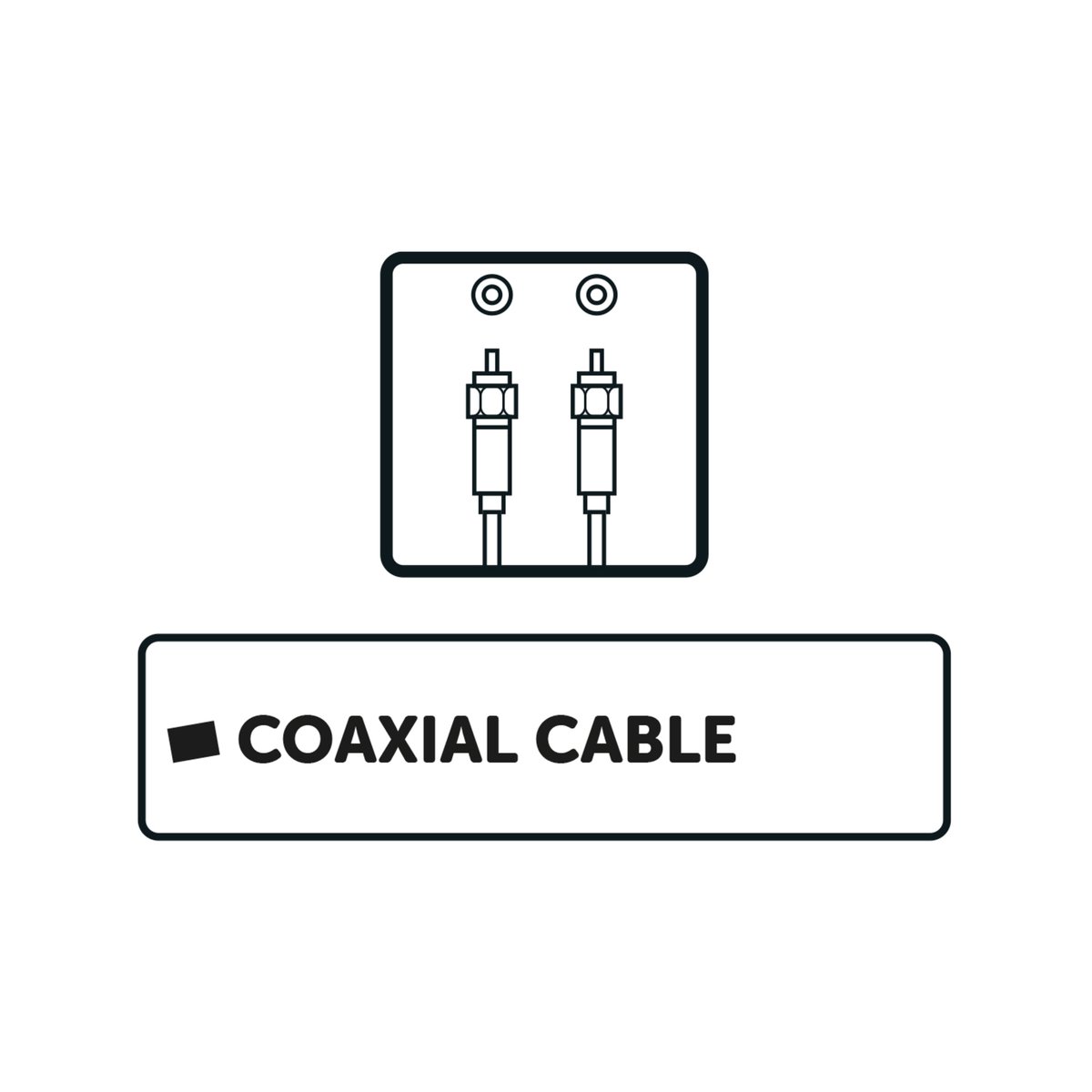 Click 1.5m F-Connector TV Lead Black