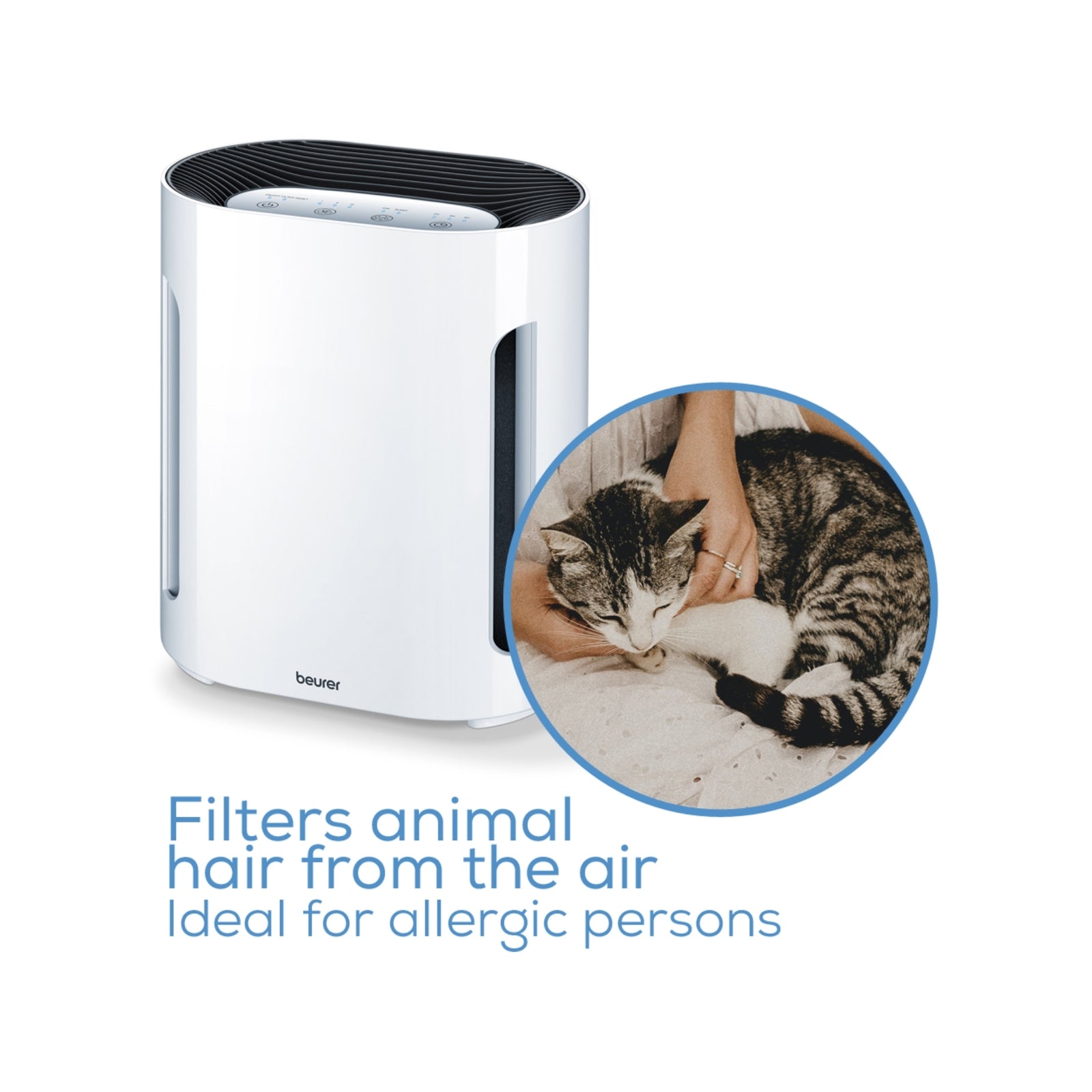 Beurer HEPA 13 Triple Filter Air Purifier White LR200