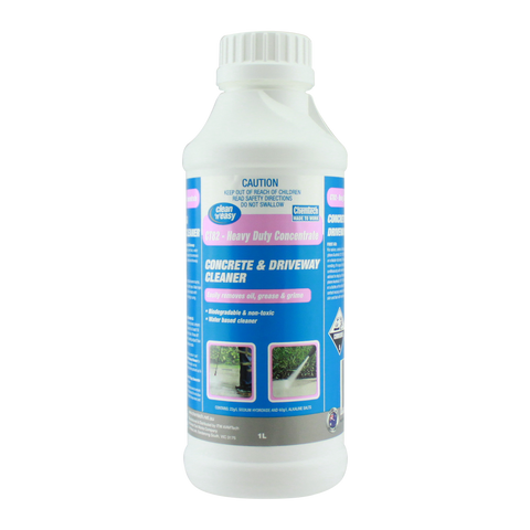 Chemtech 1L Concrete & Driveway Cleaner Degreaser Coloured Concrete Safe