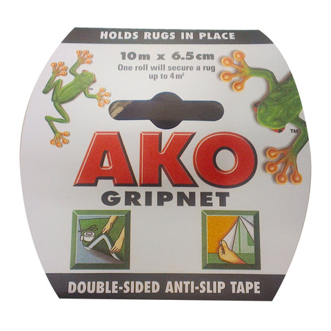 Ideal DIY AKO Gripnet Anti-Slip Floor Tape 10m x 6.5cm Grid Mesh Adhesive Indoor