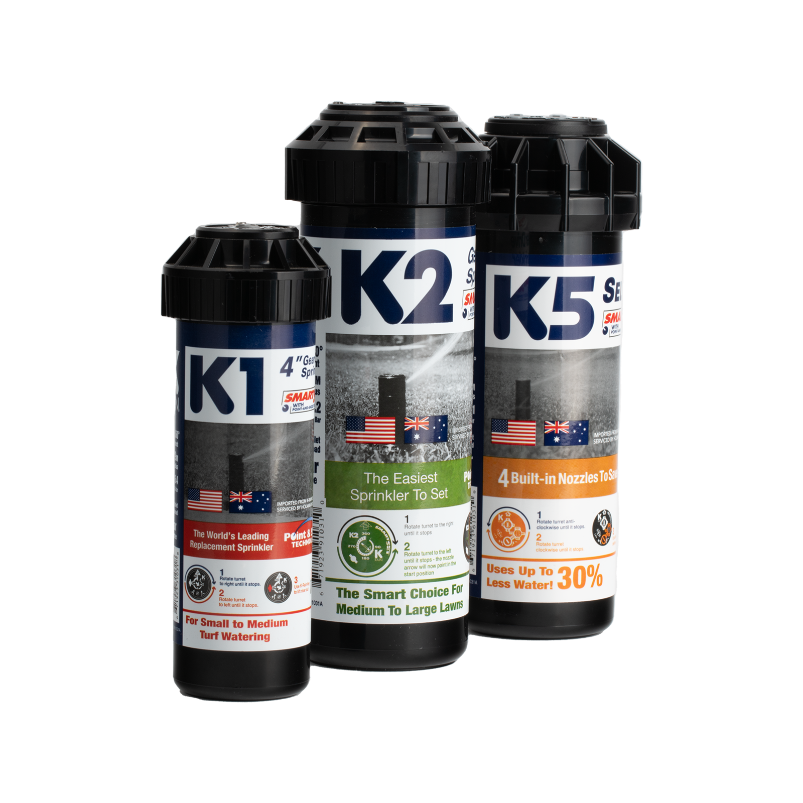 K-Rain K1 Gear Drive Sprinkler 5-9m Radius SK31031A