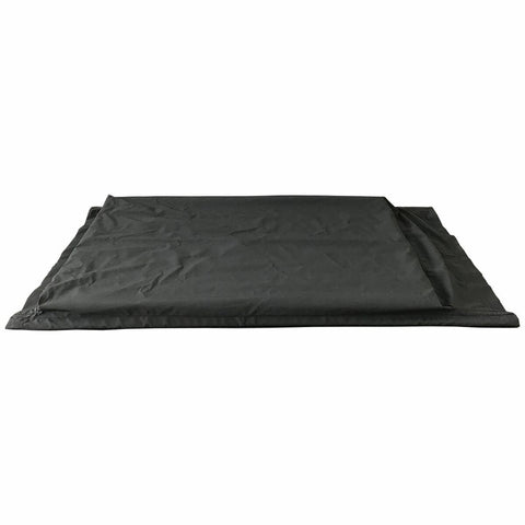 Artusi Canvas Flat Lid BBQ Cover - Heavy-Weight Waterproof Canvas - Black - BBQCOVER/F