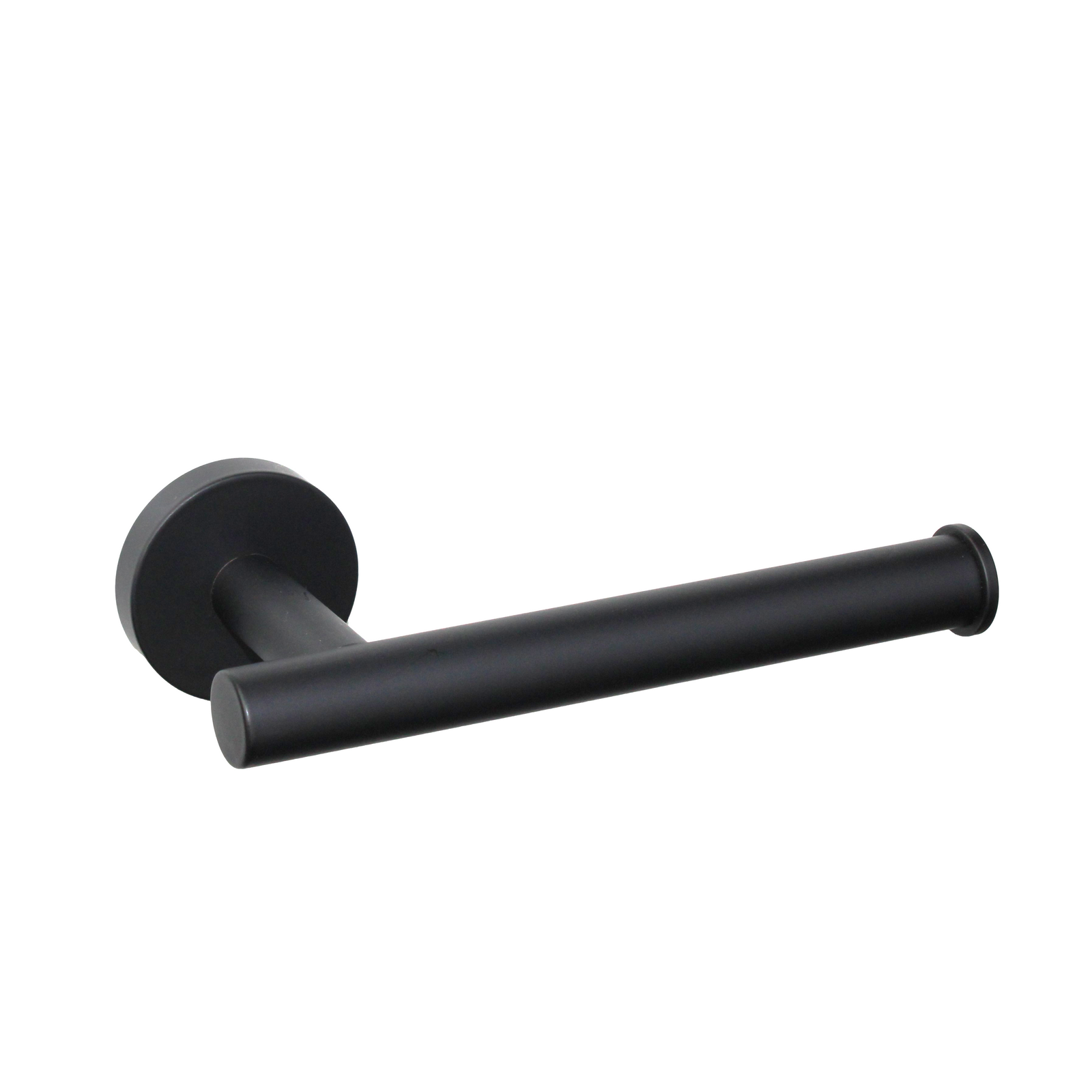 Barelli Toscana Toilet Roll Holder Matte Black Stainless Steel Wall Mount