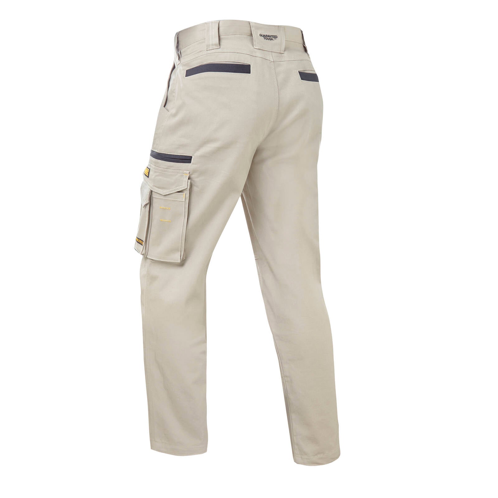 DEWALT Men's Khaki Acoma PROStretch Work Trousers Cotton/Spandex - Size 32
