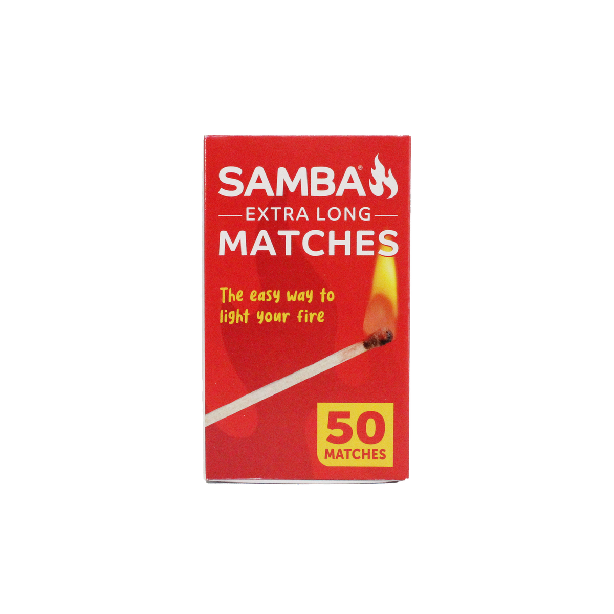 Samba 90mm Matches 2 Pack - 100 Safety Matches - 98mm Length - Durable - SuperSaverAU - view 2