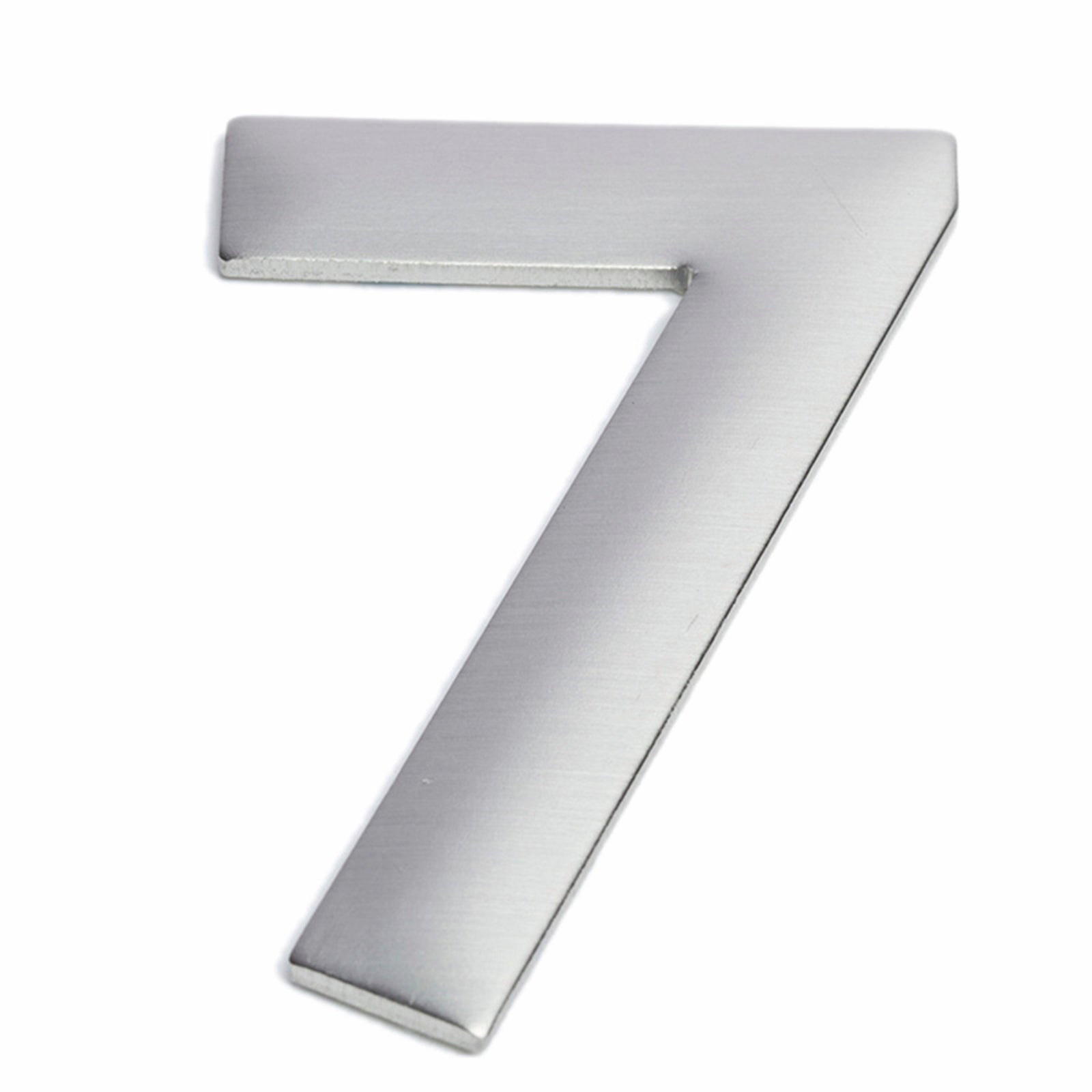 Sandleford 75mm Suburban Stainless Steel House Number 7 Self Adhesive