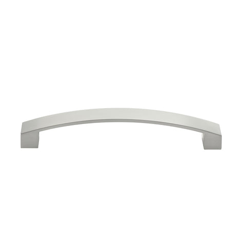 Prestige 128mm Brushed Nickel Flat Bow Handle - Zinc Alloy, Cabinet & Drawer
