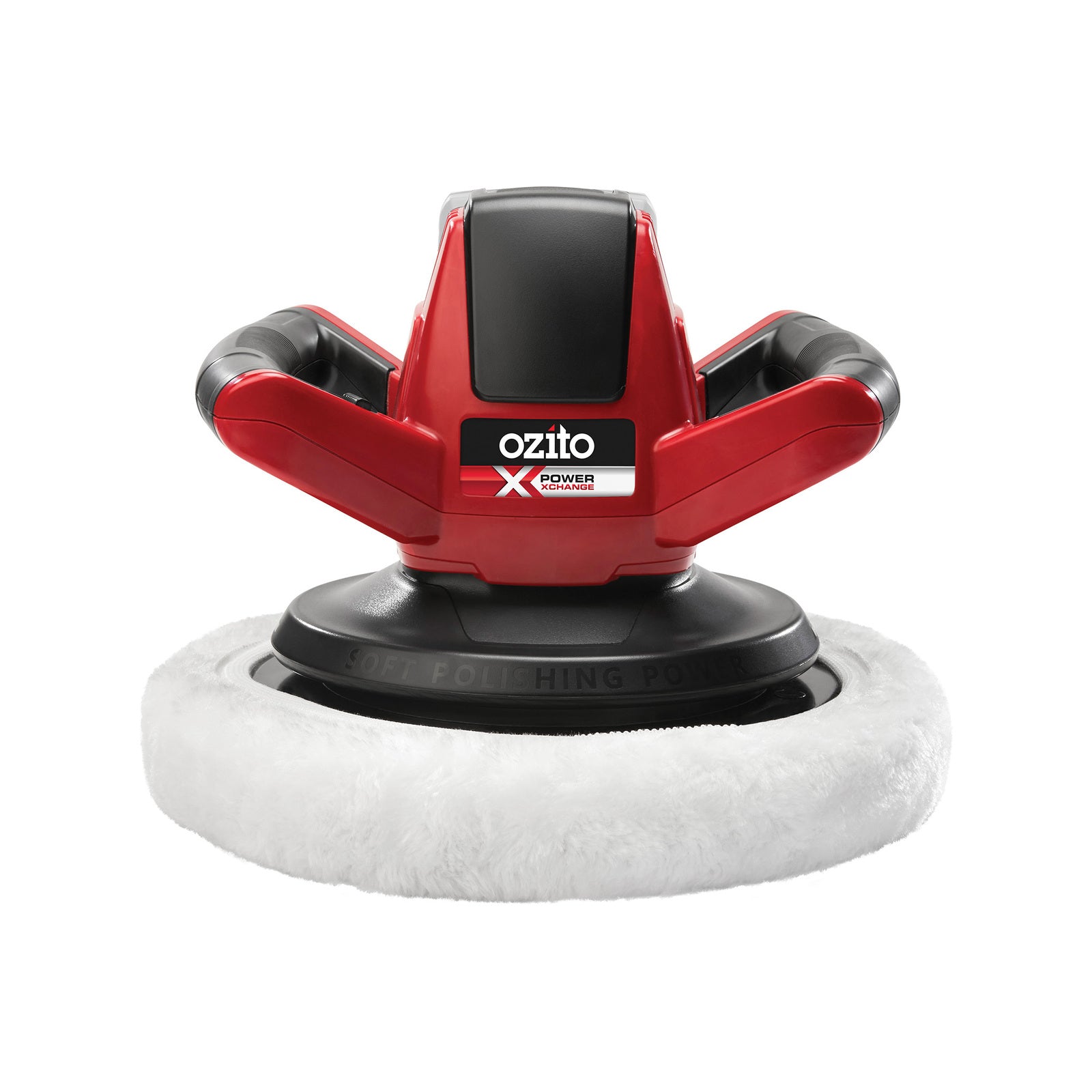 Ozito PXC 18V Cordless Buffer Polisher PXBPS-254 - Skin Only, 254mm, Random Orbit, D-Handle, 2500 RPM