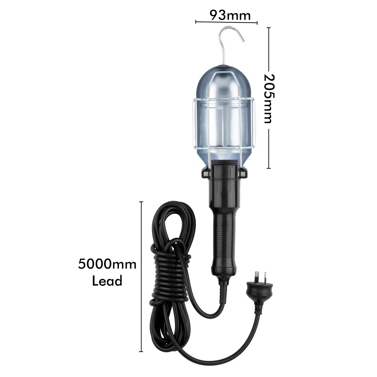 Arlec 60W E27 LED Handheld Work Light 5m Lead WL67