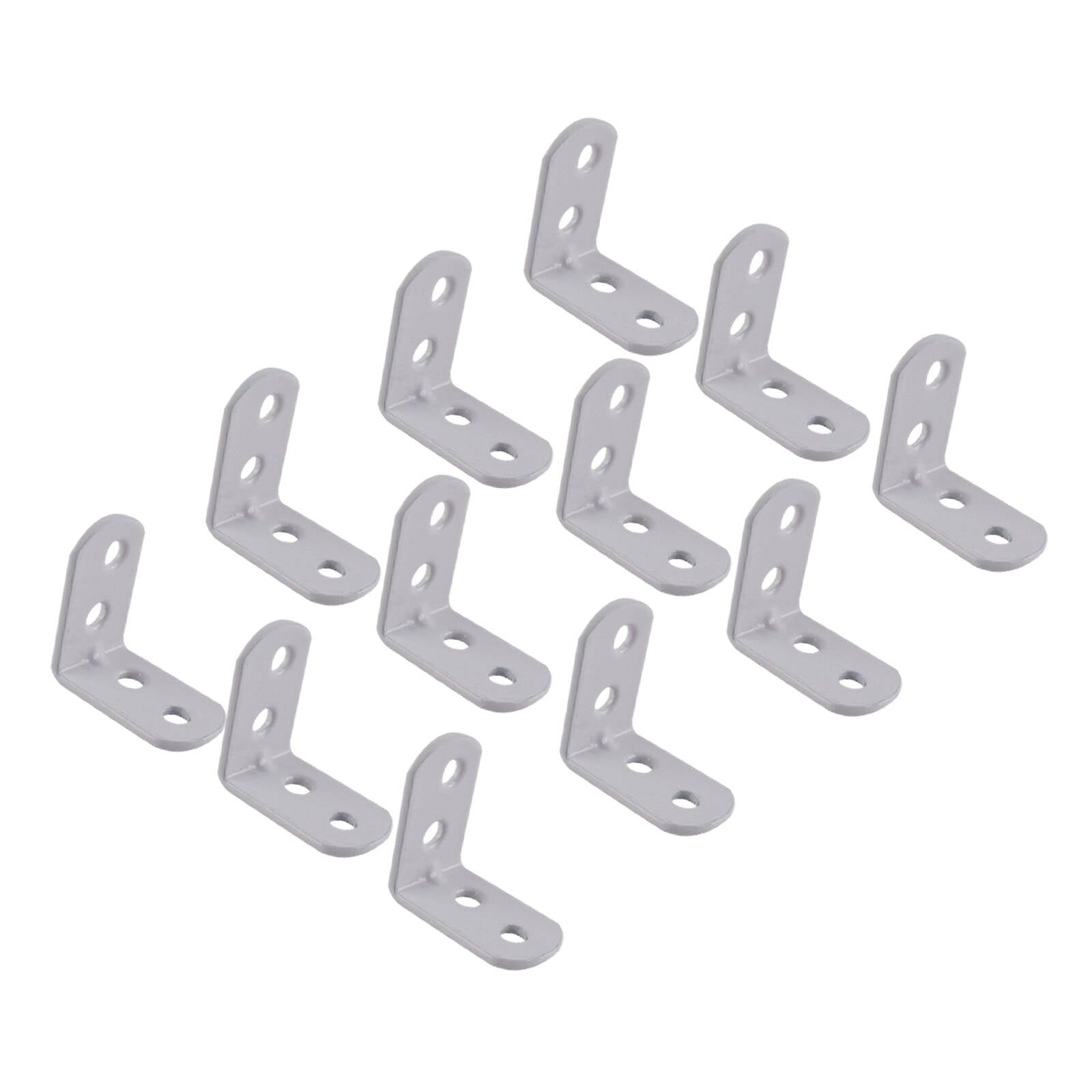 Carinya 30 x 30 x 17 x 1.8mm White Reinforcing Angle Bracket, 12 Pack