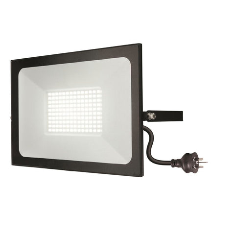 Brilliant Stealth II 100W Slim LED Panel Flood Light Weather-Resistant Outdoor Black 20868/06