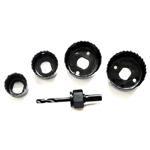 Craftright 5 Piece Hole Saw Set - Carbon Steel - 32-54mm - Durable - SuperSaverAU - view 1
