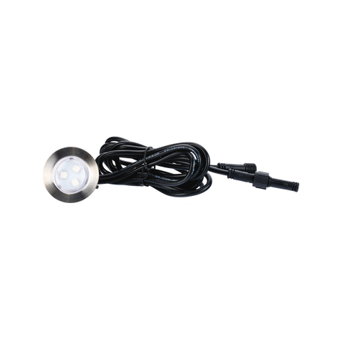 Holman 45mm RGB LED Deck Light with End Cap, 0.5W 12V, Waterproof Outdoor DLRGB45