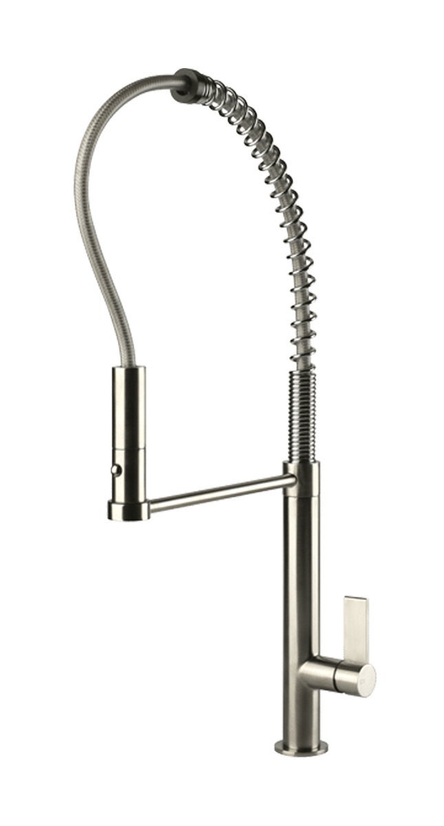 Gessi Pull Out Kitchen Mixer Tap - Chrome, Dual Function Spray, 5 Star WELS, 6L/min - 23543