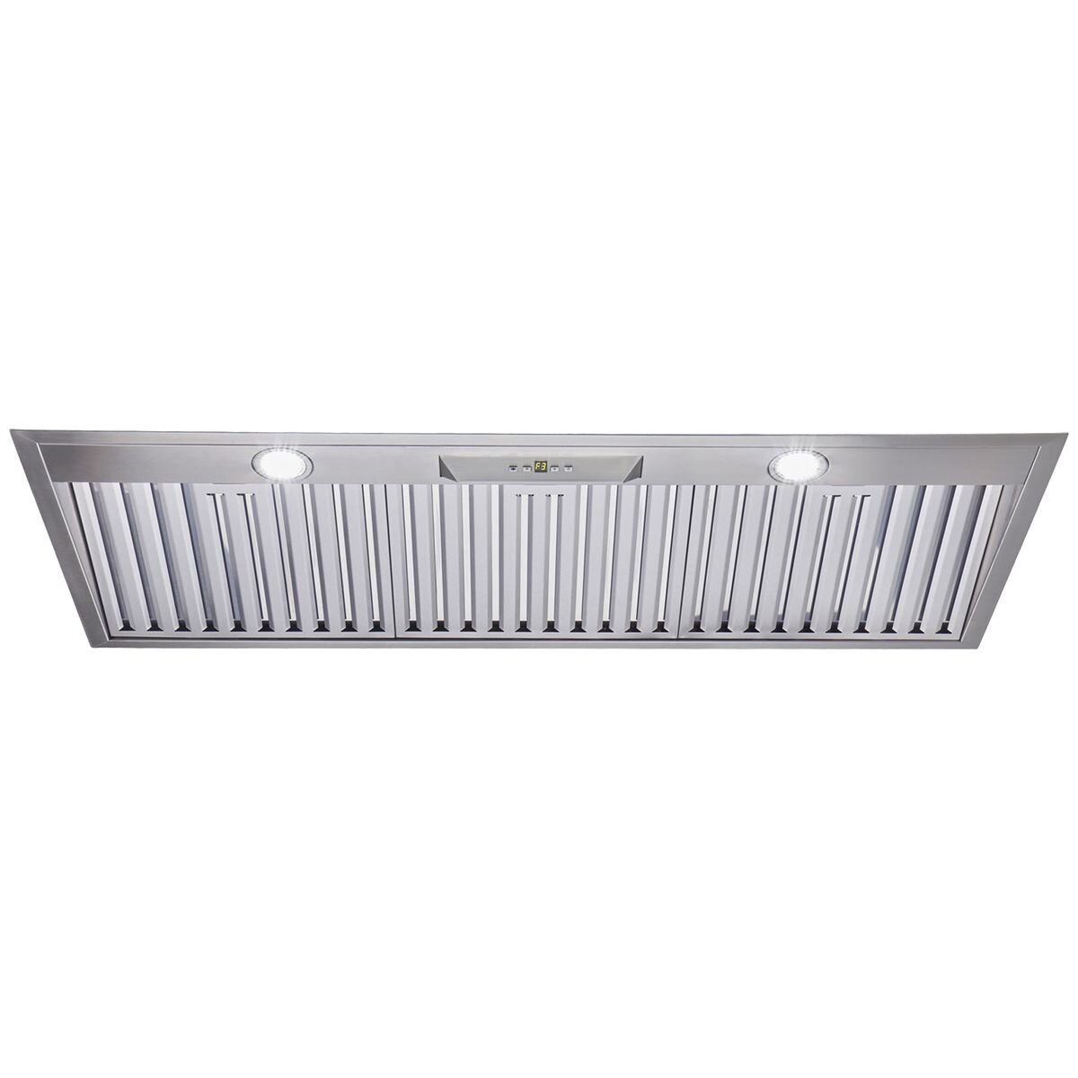 Schweigen 1160mm Undermount BBQ Rangehood - 2500m³/h Extraction, Stainless Steel, LED Lighting - CLUM212