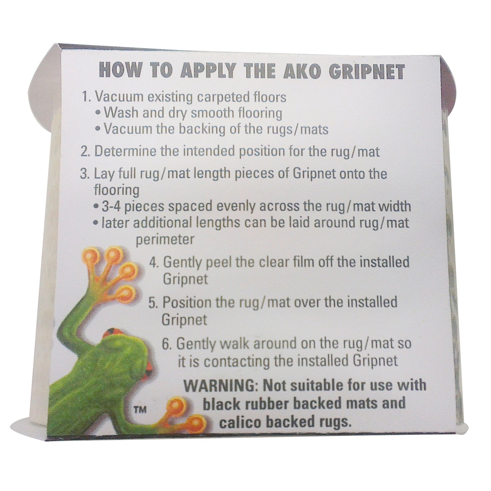 Ideal DIY AKO Gripnet Anti-Slip Floor Tape 10m x 6.5cm Grid Mesh Adhesive Indoor