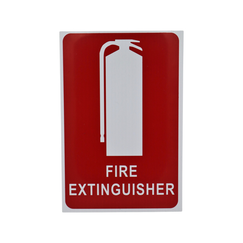 Fire Pro Fire Extinguisher Sign - 225x150mm - Red - Indoor/Outdoor Use - SuperSaverAU - view 1