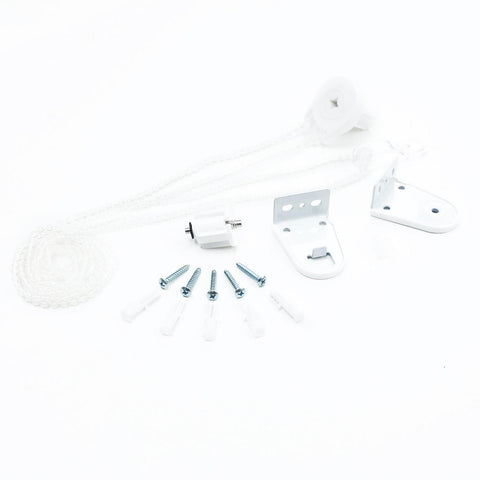 Windoware 25mm Round Tube Roller Blind Hardware Kit - White