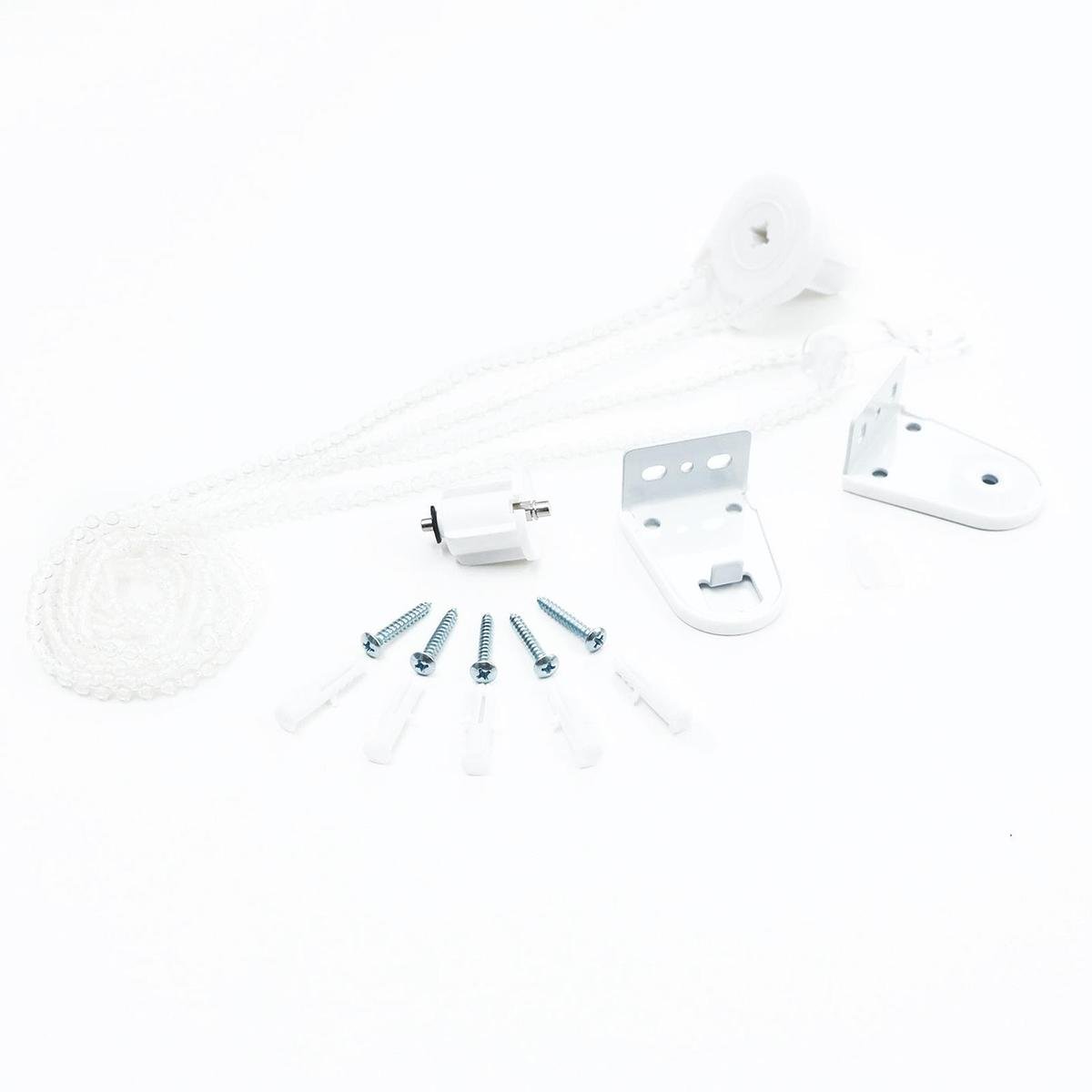Windoware 25mm Round Tube Roller Blind Hardware Kit - White