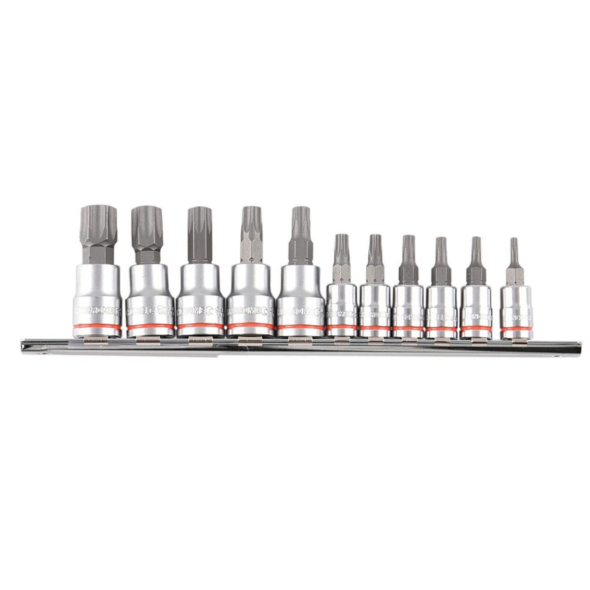 Kincrome Tamperproof Torx Screwdriver Set - 11 Piece - S2 Steel - Heavy Duty - SuperSaverAU - view 1