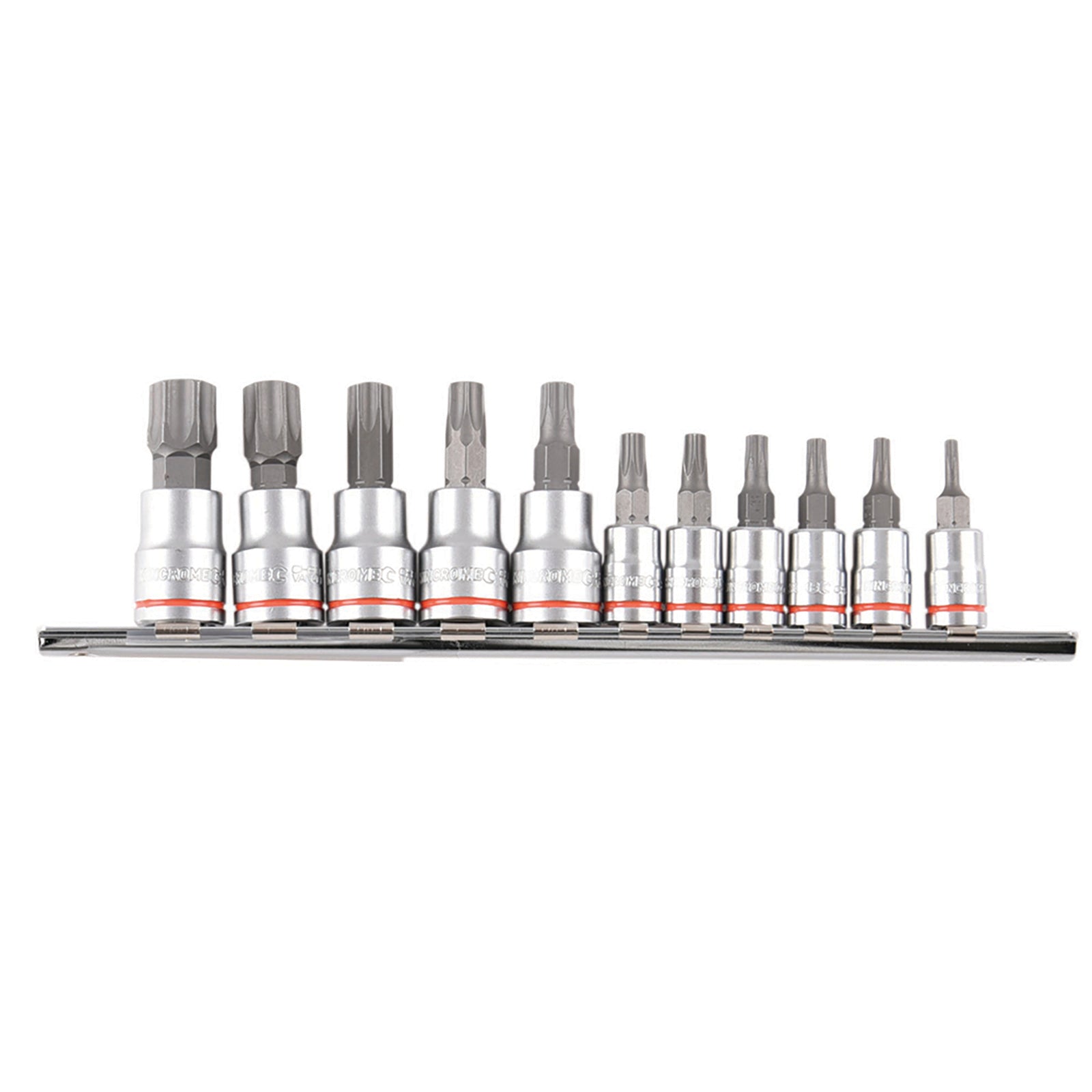 Kincrome 11 Piece Tamperproof TORX Screwdriver Bit Set, Silicon Alloy S2 Steel