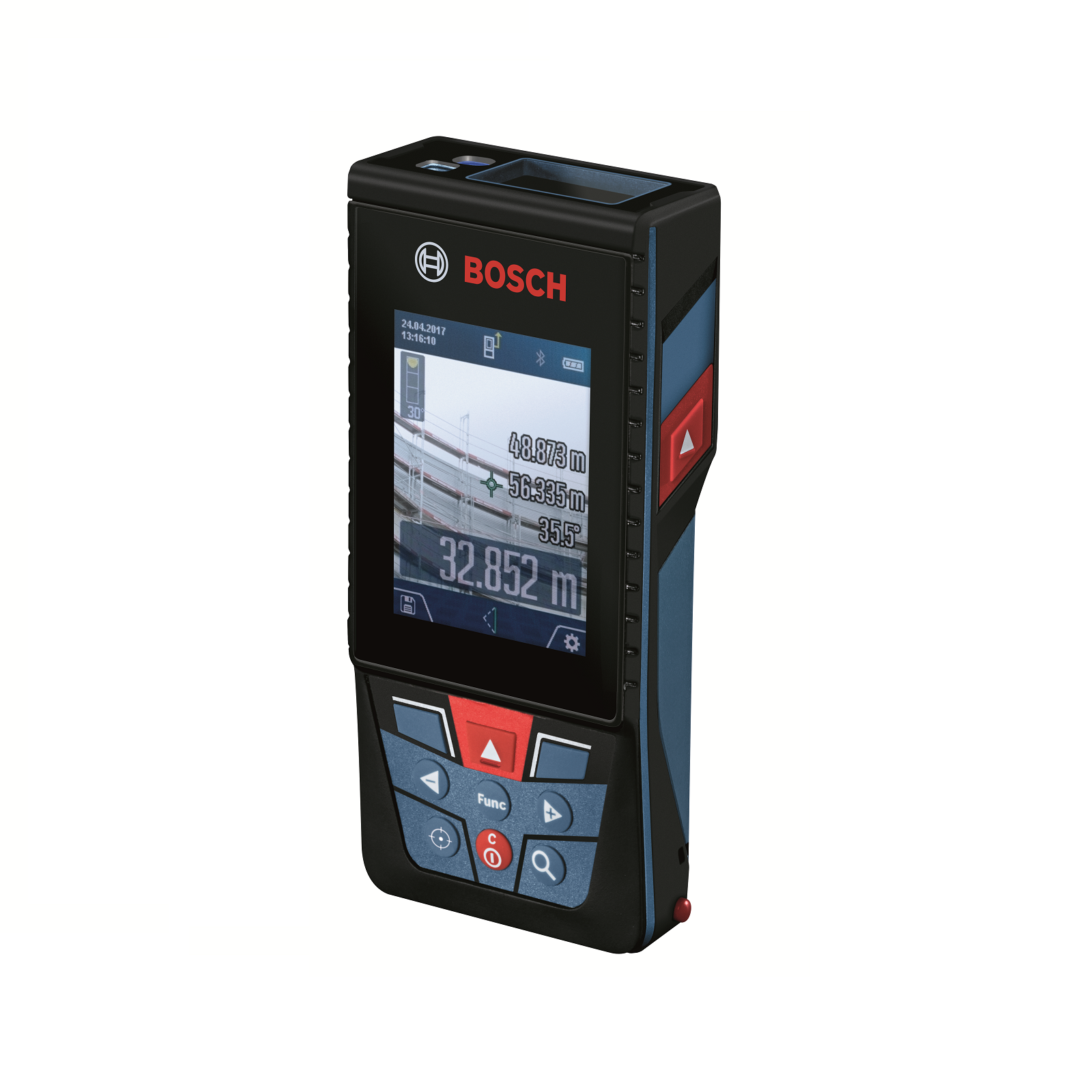 Bosch Professional GLM 150 C 150m Red Beam Laser Distance Measurer Bluetooth IP54 0601072FK0