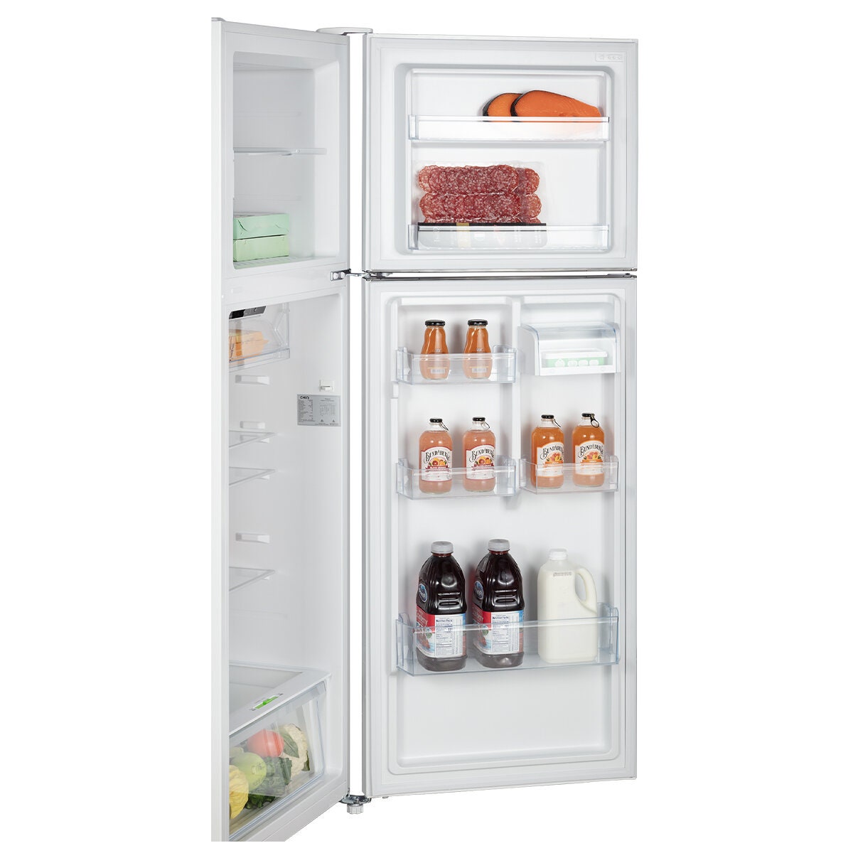 CHiQ 348L Top Mount Fridge - White with Total Frost Free and Fast Cool Function - CTM348NW5E